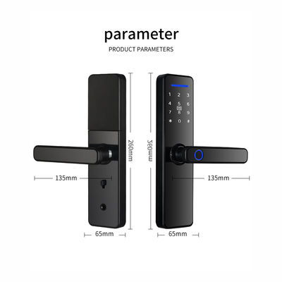 S811 Smart Digital Door Lock with 40-110mm Door Thickness 5.5kg Weight and 5050 Standard Mortise