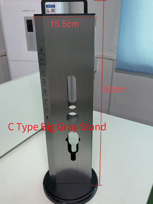 Rotating Smart Lock Display Stand for Exhibition Hall with Fingerprint Locks Compatibility