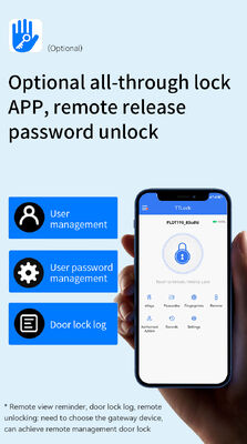 Qleung S960 Waterproof Smart Door Lock with 2 Years Warranty 4 AA Alkaline Battery and 30-60mm Door Thickness