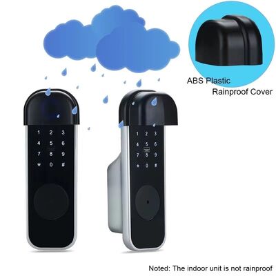 Hot Sale Smart Waterproof Rim Lock Tuya TTLock  Double-side Fingerprint Password IC Card Key Door Locks.