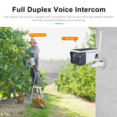 Wholesale Smart Camera C02 High Waterproof IP67 Tuya Wifi System Two-way Audio Night Vision Solar Camera