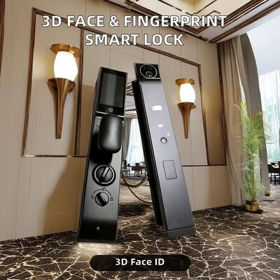 Tuya Smart Lock with 3D Face Recognition Palmprint LCD Display Keyless Entry Security