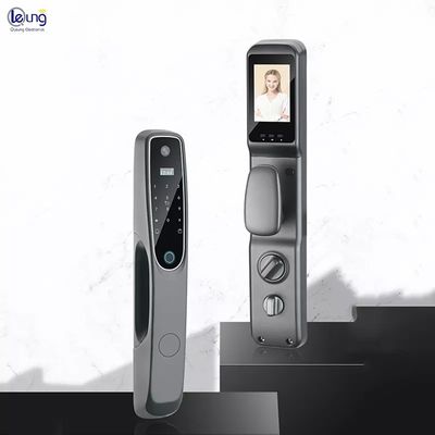 ক্যামেরা সহ আঙুলের ছাপ ওয়াইফাই দরজা লক অ্যালুমিনিয়াম খাদ ভিডিও দরজা লক