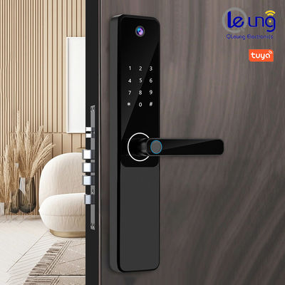 8 ভাষা ক্যামেরা দরজা লক S802Pro ফিঙ্গারপ্রিন্ট স্মার্ট লক