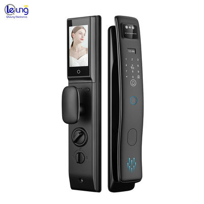 S958max স্বয়ংক্রিয় 3D মুখের স্বীকৃতি Tuya ইন্টারকম ক্যামেরা ফিঙ্গারপ্রিন্ট স্মার্ট লক