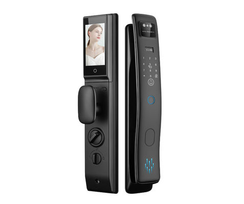 Qleung S958max With Cerradura 3D Face ID ইন্টেলিজেন্ট তুয়া ওয়াইফাই ভিডিও কলিং ফিঙ্গারপ্রিন্ট স্বীকৃতি কার্ড কী কোড স্মার্ট ডোর লক