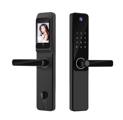 S802Pro HD ক্যামেরা ইন্টেলিজেন্ট টুয়া বায়োমেট্রিক ফিঙ্গারপ্রিন্ট আইসি কার্ড কী স্মার্ট হোম ডোর লক উইফাই সংযোগ সহ