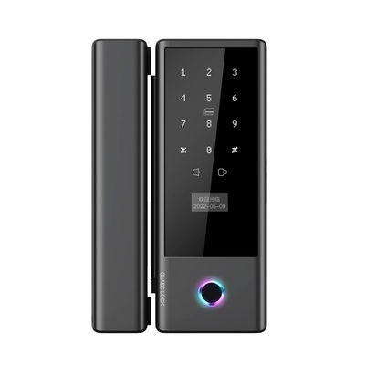 Qleung গ্লাস G10s Tuya Wifi TTlock অ্যাপ Cerradura ইন্টেলিজেন্ট ফিঙ্গারপ্রিন্ট কোড কী কার্ড স্মার্ট হোম ডোর লক